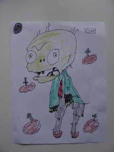 Male Character by Tyler Siracusano (aged 7) 