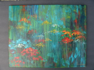 Memory of My Favorite Place - Original Acrylic by Kristy Bishop (c) 2015