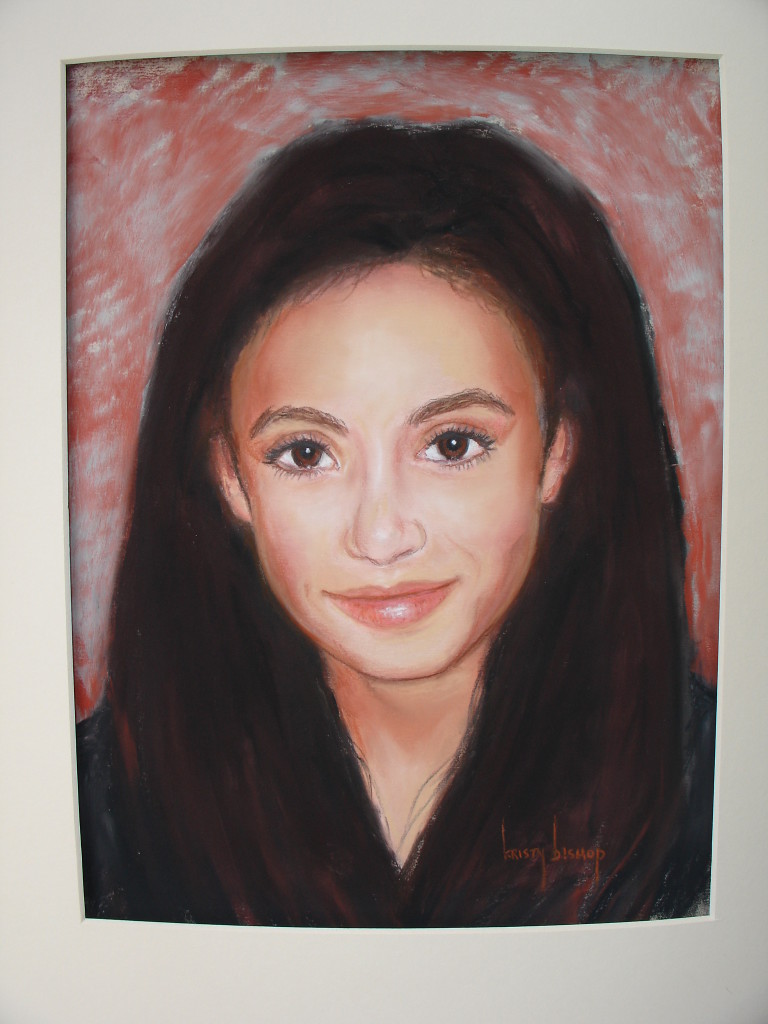 Pastel Portrait of Kyla Misasi (14) by Kristy Bishop (c) 2017