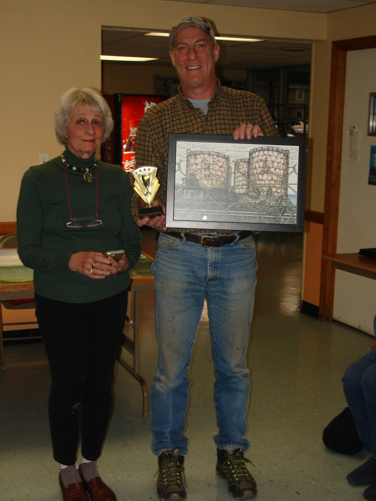 Jeff Helmuth - Best of Show UCAA with Art Judge Mary Anna Goetz