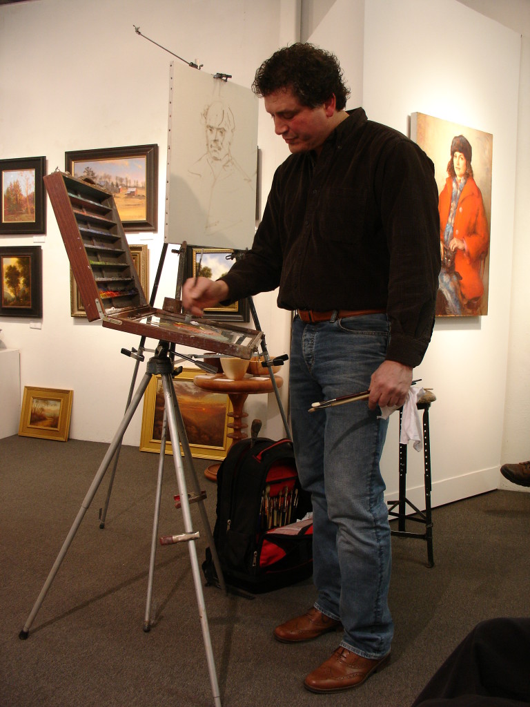 Demonstration by Varriano at Mark Gruber Gallery